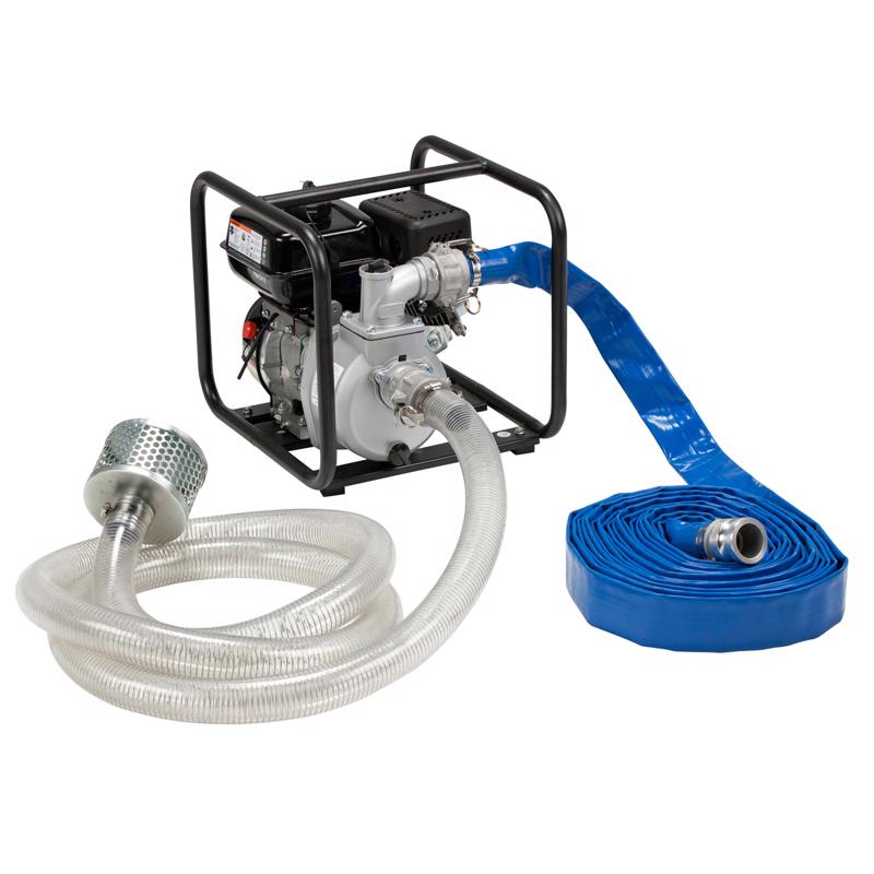 RED LION - Red Lion 5 HP 9000 gph Aluminum Switchless Switch Bottom Gas Transfer Pump Kit