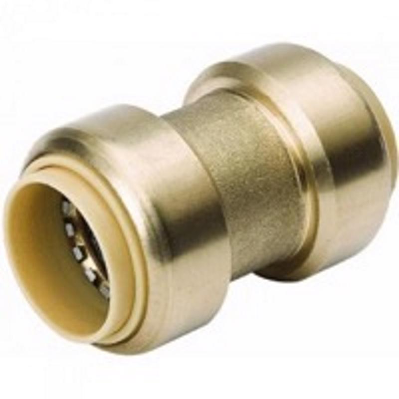 B&K - B&K Proline Push to Connect 1/2 in. PTC X 1/2 in. D PTC Brass Coupling
