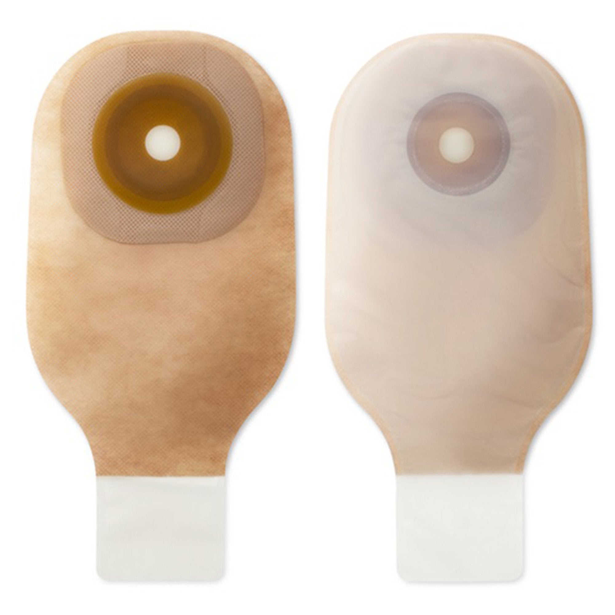 Hollister - Colostomy Pouch Premier™ Flextend™ One-Piece System 12 Inch Length Flat, Pre-Cut 1-1/2 Inch Stoma Drainable [10/BX]