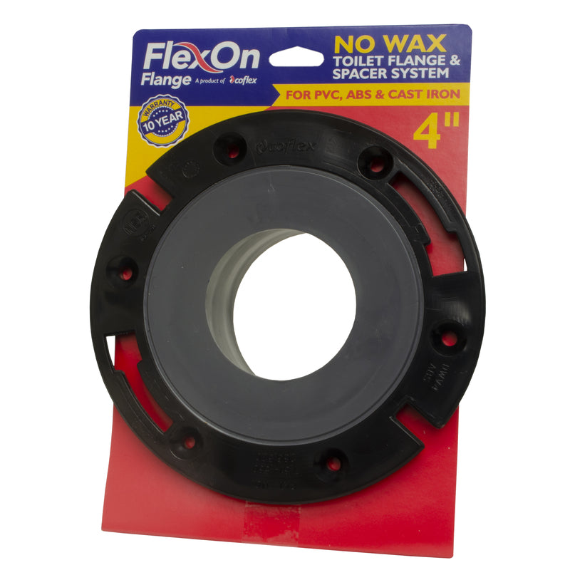 FLEXON - FlexOn No Wax Plastic Toilet Flange and Spacer System