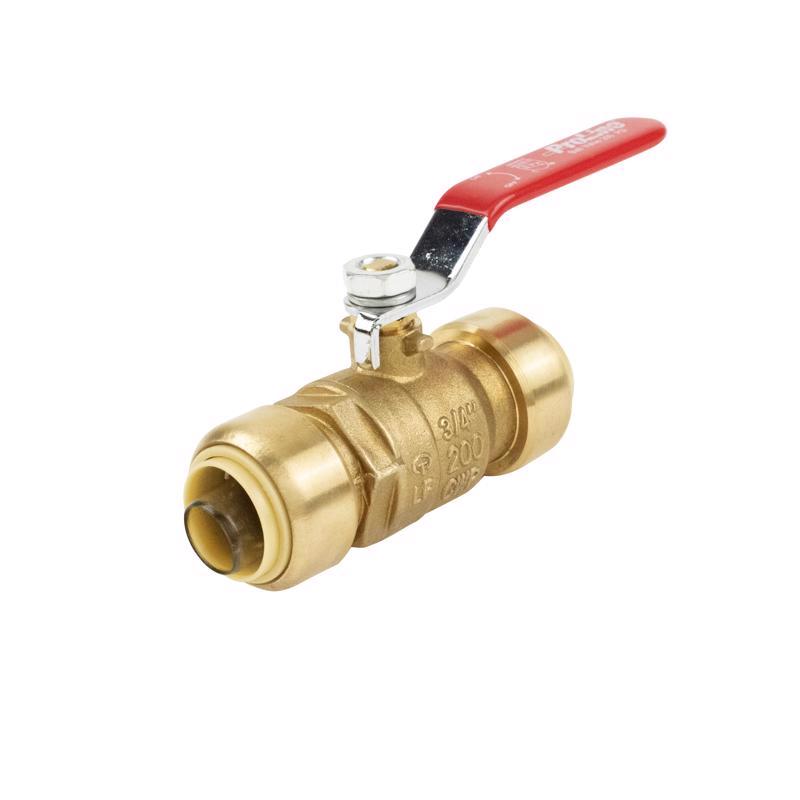 B&K - B&K Proline 1 in. Brass Push Fit Ball Valve Full Port