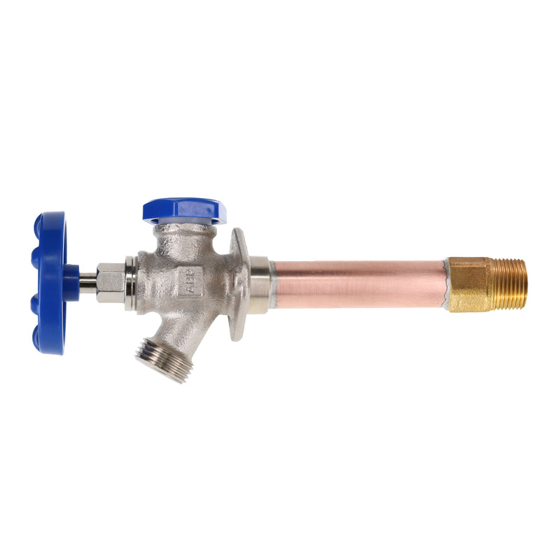 ARROWHEAD - Arrowhead Icebreaker 3/4 in. MPT X 1/2 in. FPT Brass/Copper Freeze-Proof Wall Hydrant [605-12LF]