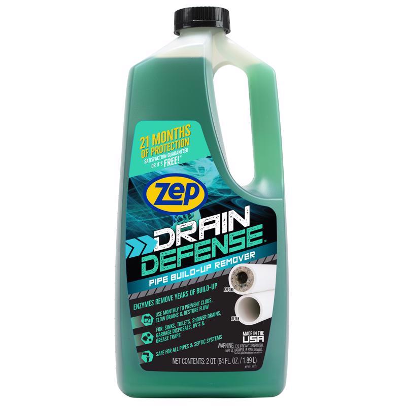 ZEP - Zep Drain Defense Liquid Build-Up Remover 64 oz - Case of 8