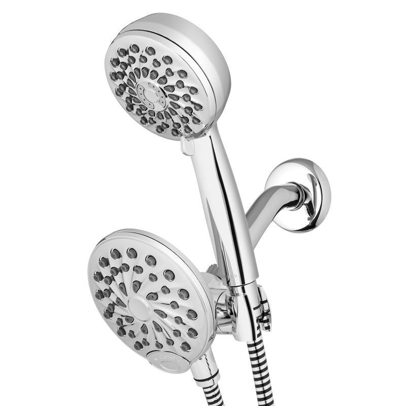 WATERPIK - Waterpik PowerPulse Chrome 8 settings Showerhead Combo 1.8 gpm