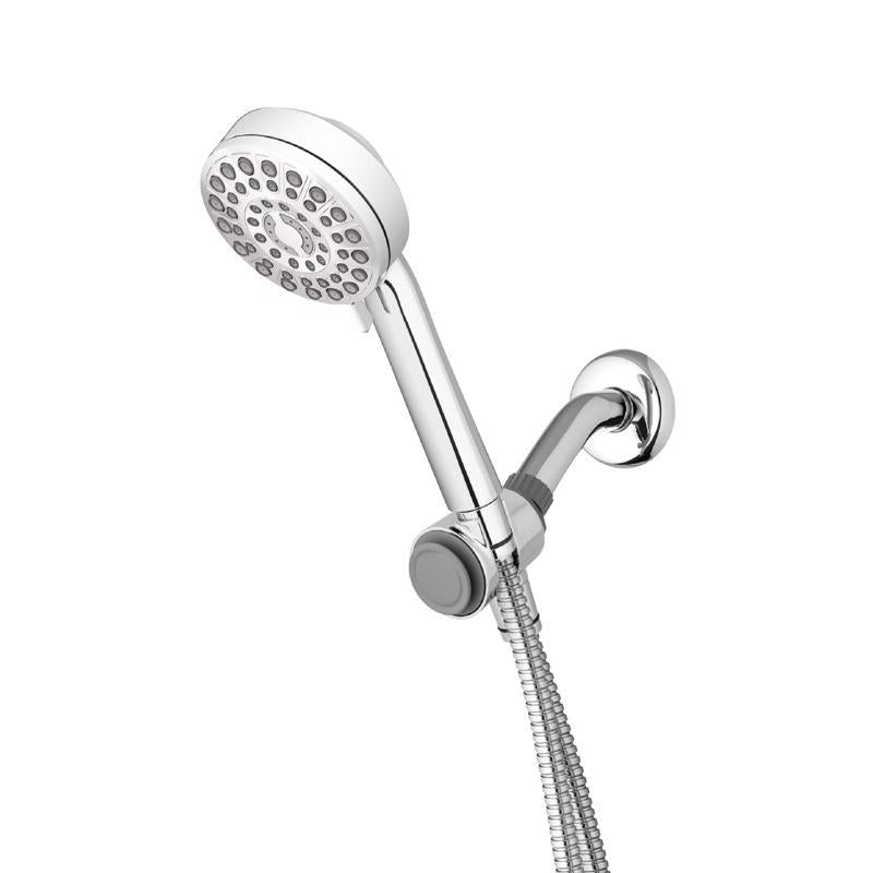 WATERPIK - Waterpik DualDock Chrome 7 settings Handheld Showerhead 1.8 gpm