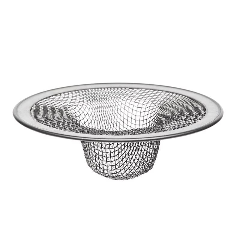 DANCO - Danco 4-1/2 in. D Stainless Steel Nickel Mesh Strainer Silver