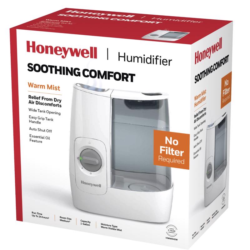 HONEYWELL - Honeywell Soothing Comfort 1 gal 120 sq ft Mechanical Steam Humidifier