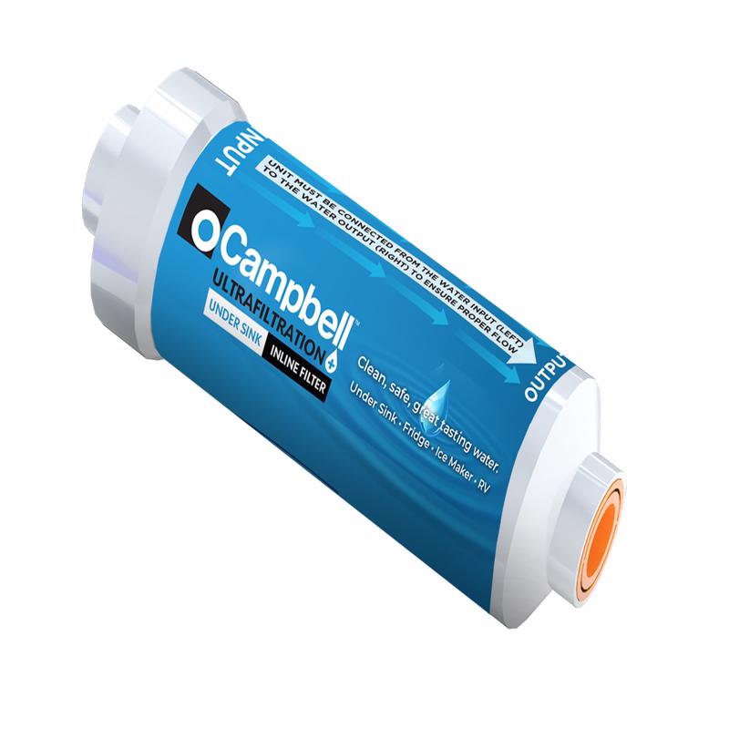 CAMPBELL - Campbell Ultrafiltration+ Under Sink In-Line Water Filter