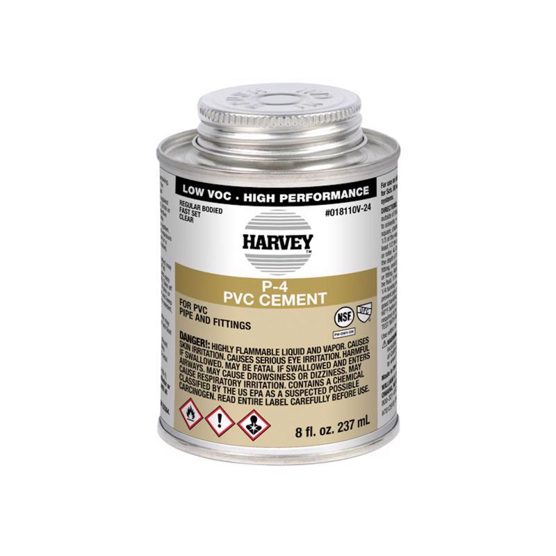 OATEY - Oatey Harvey Clear Cement For PVC 8 oz
