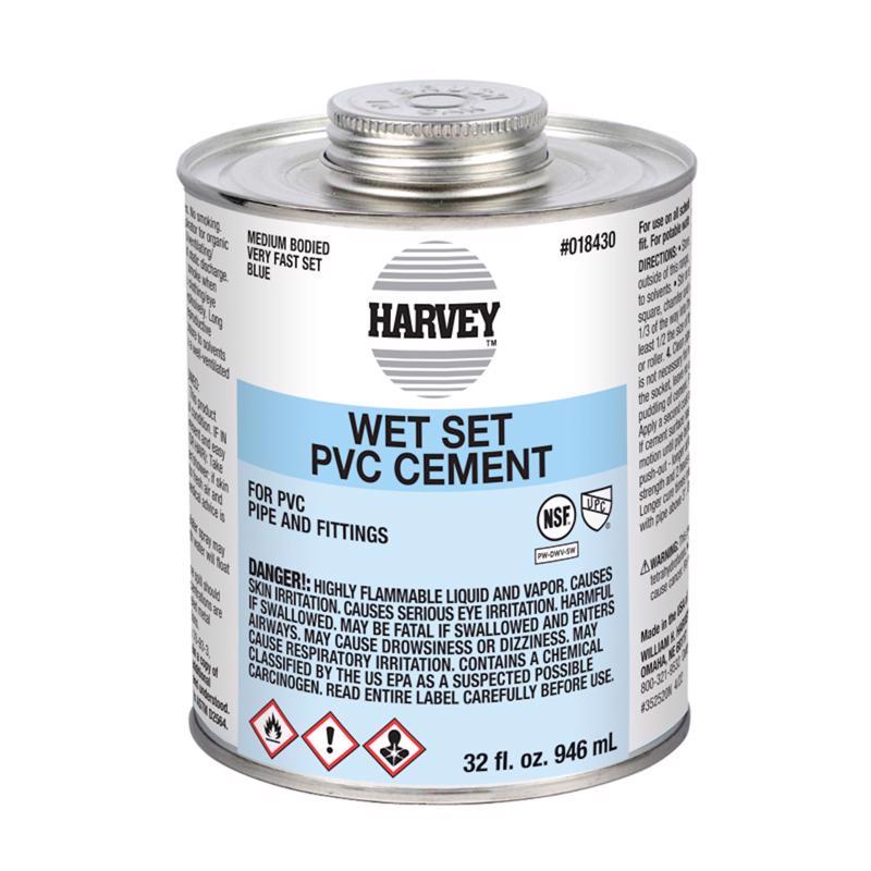 OATEY - Oatey Harvey Blue Cement For PVC 32 oz