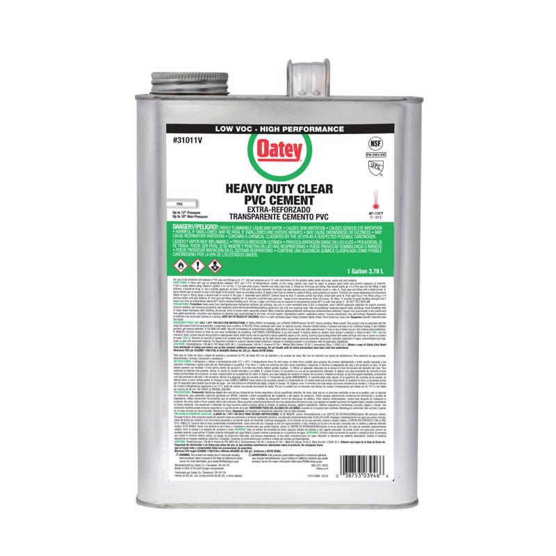 OATEY - Oatey Clear Cement For PVC 1 gal [31011V]