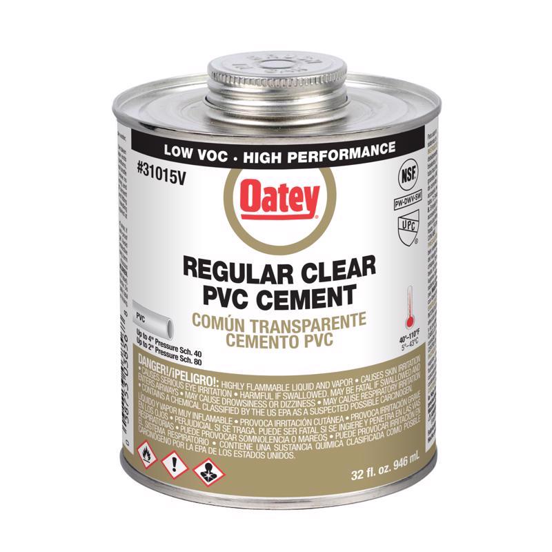 OATEY - Oatey Clear Cement For PVC 32 oz [310153V]