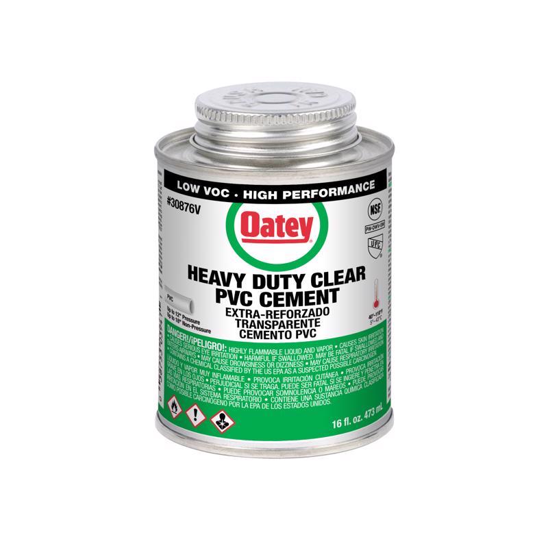 OATEY - Oatey Clear Cement For PVC 16 oz [30876V]