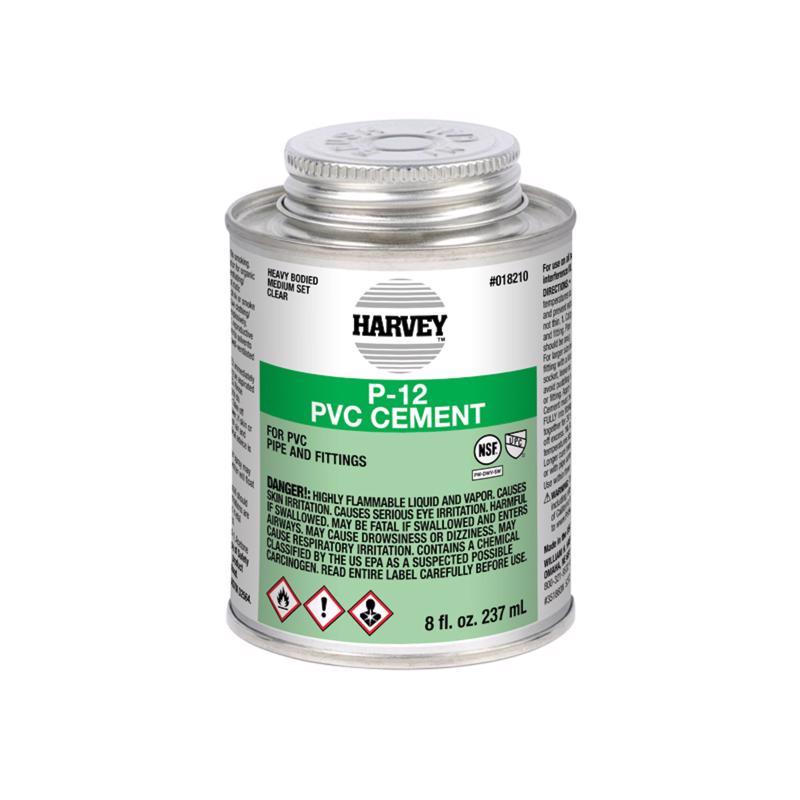 OATEY - Oatey Clear Cement For PVC 8 oz [018210V-24]