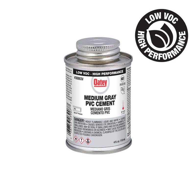 OATEY - Oatey Gray Cement For PVC 4 oz [30883V]