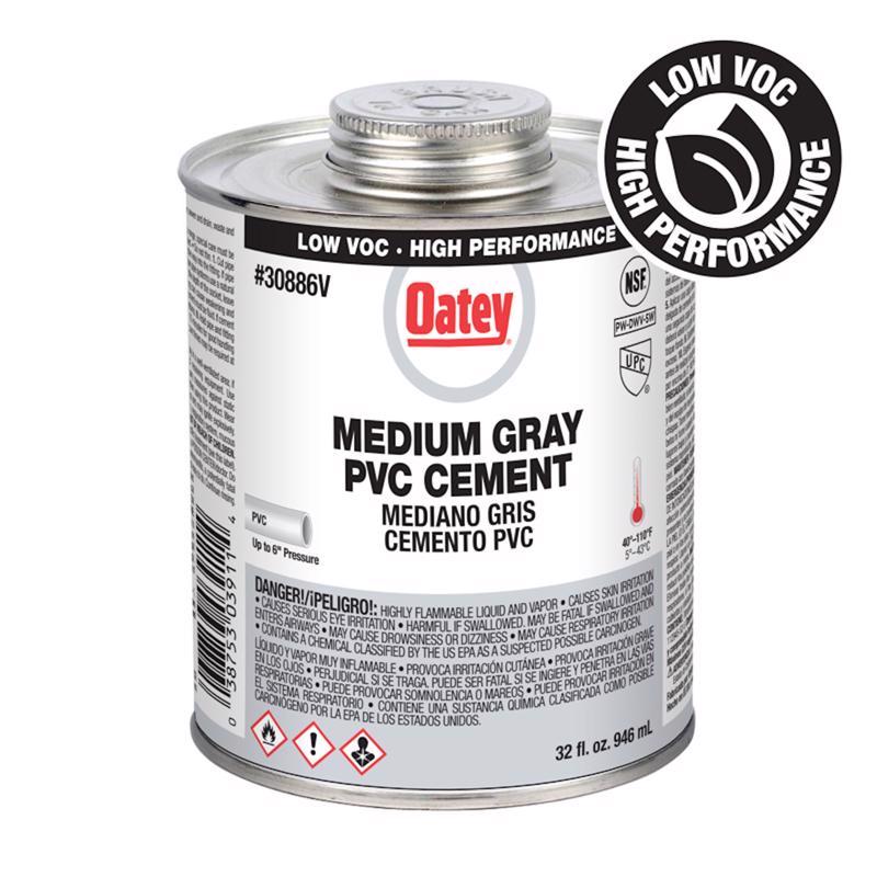 OATEY - Oatey Gray Cement For PVC 32 oz [30886V]