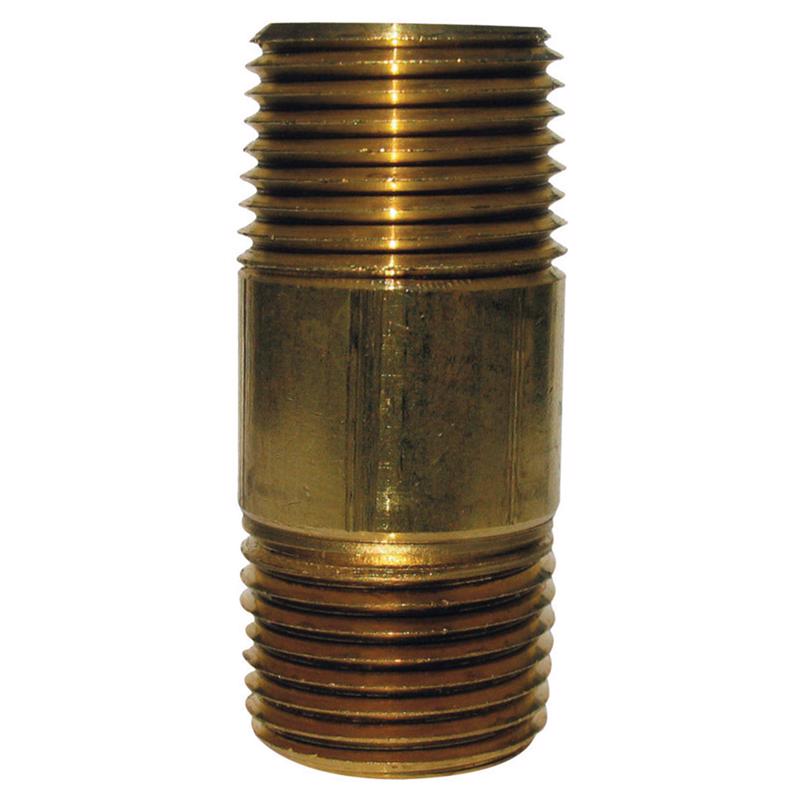 0 - 3/4 in. MPT X 3/4 in. D MPT Red Brass Nipple 4-1/2 in. L - Case of 5