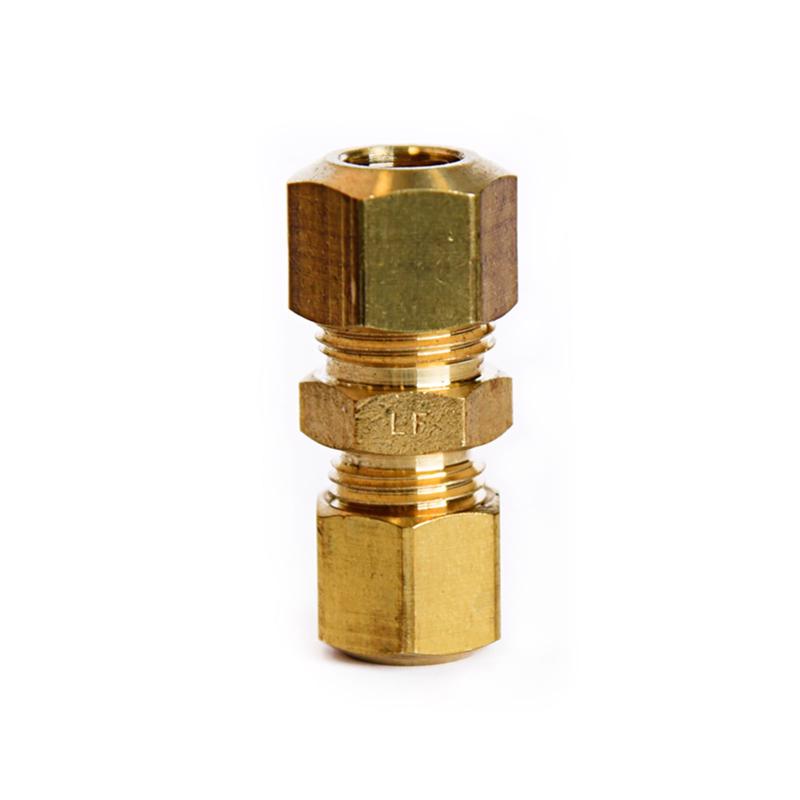 ATC - ATC 5/16 in. Compression X 1/4 in. D Compression Yellow Brass Union - Case of 5
