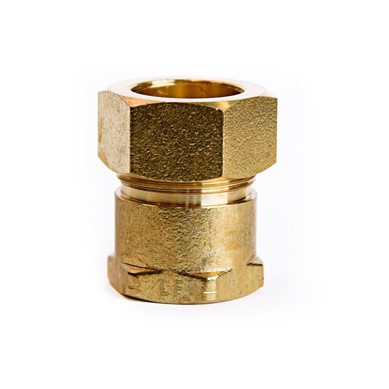 ATC - ATC 7/8 in. Compression X 3/4 in. D FPT Brass Coupling - Case of 5