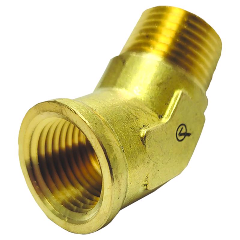 0 - 1/2 in. FIP X 1/2 in. D MIP Brass Street Elbow - Case of 5