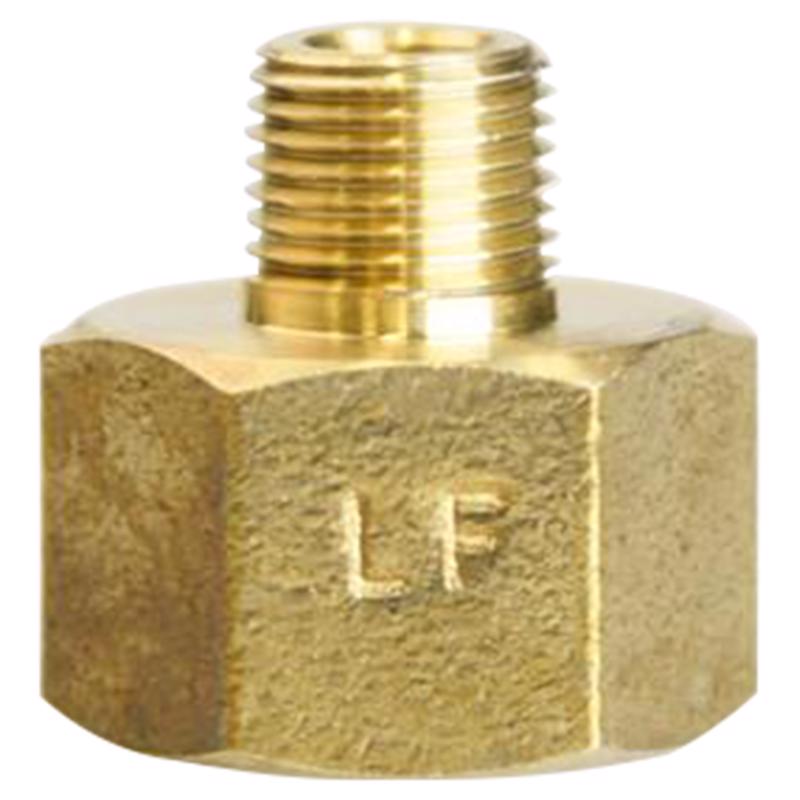 0 - 3/8 in. FPT X 1/8 in. D MPT Brass Reducing Coupling - Case of 5