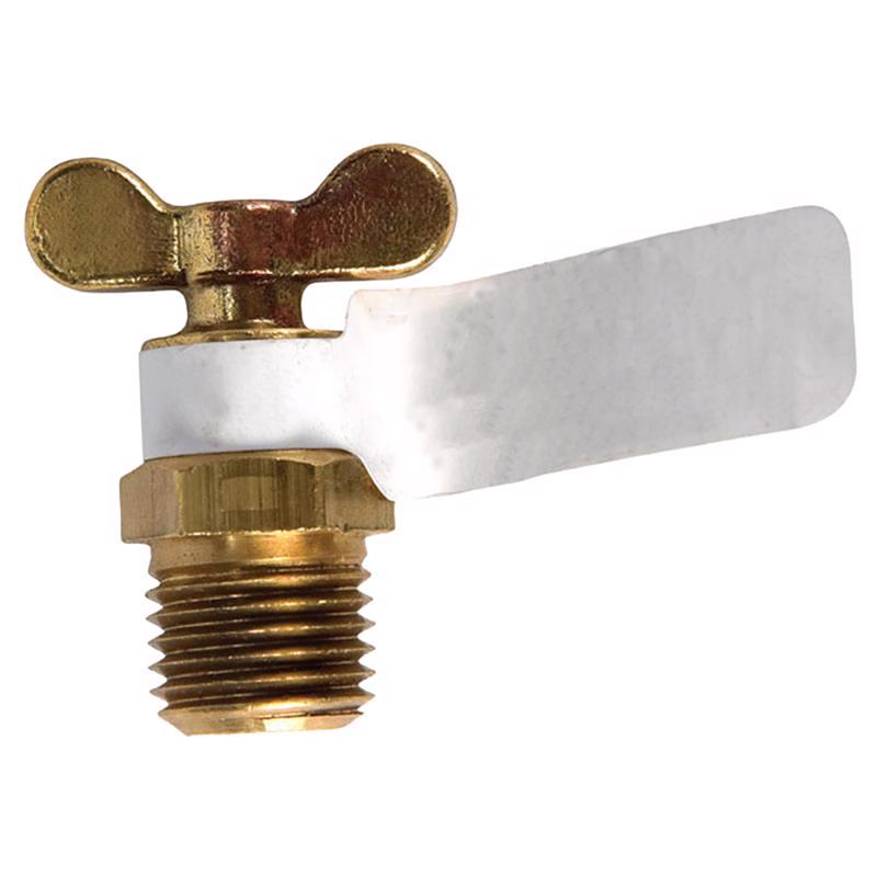 0 - 1/4 in. Brass Needle Drain Cock - Case of 5 [6JC052102421015]