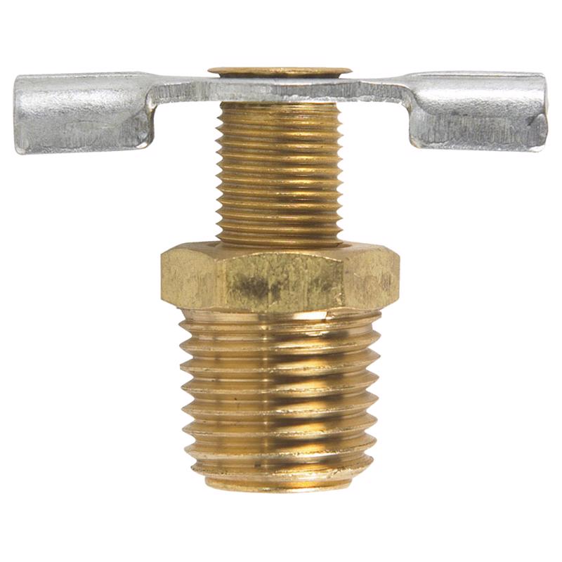 0 - 1/4 in. Brass Needle Drain Cock - Case of 5 [6JC052102421017]