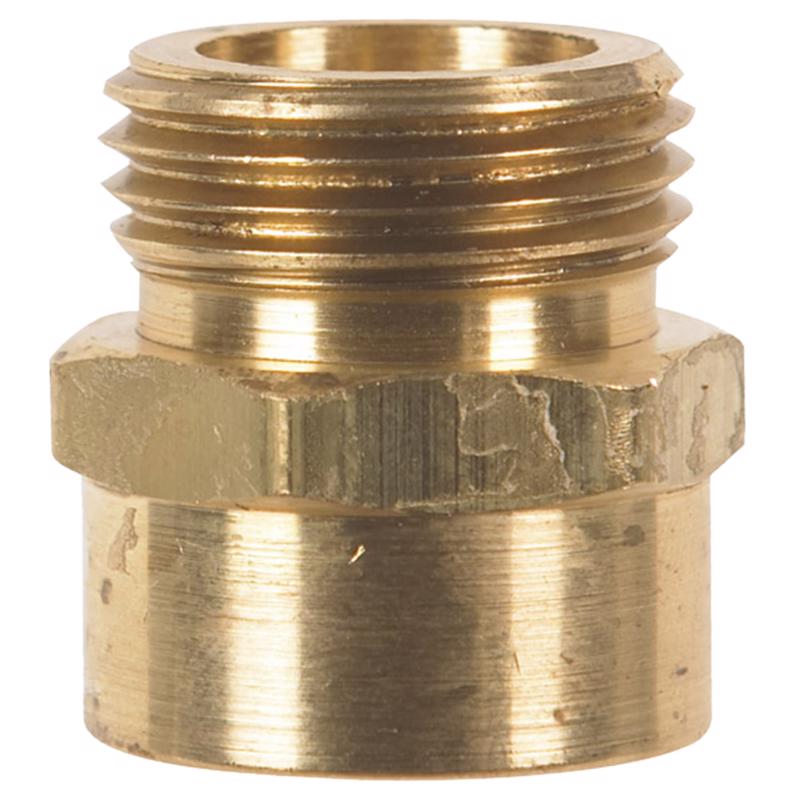 0 - Brass 3/4 in. D X 3/4 in. D Hose Adapter 1 pk - Case of 5 [6JC126301511017]