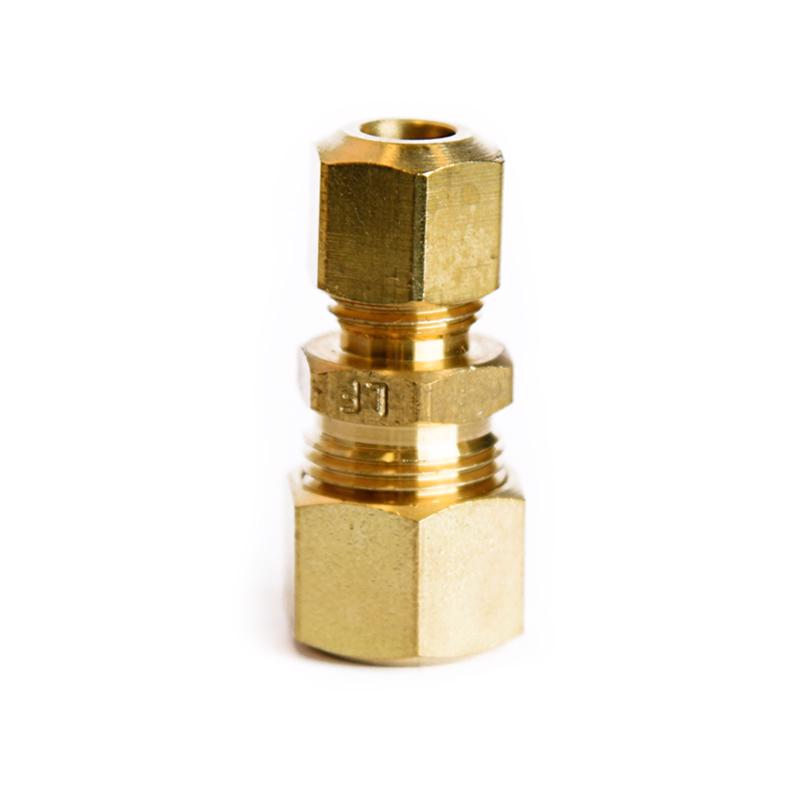 ATC - ATC 3/8 in. Compression X 1/4 in. D Compression Yellow Brass Reducing Union - Case of 5