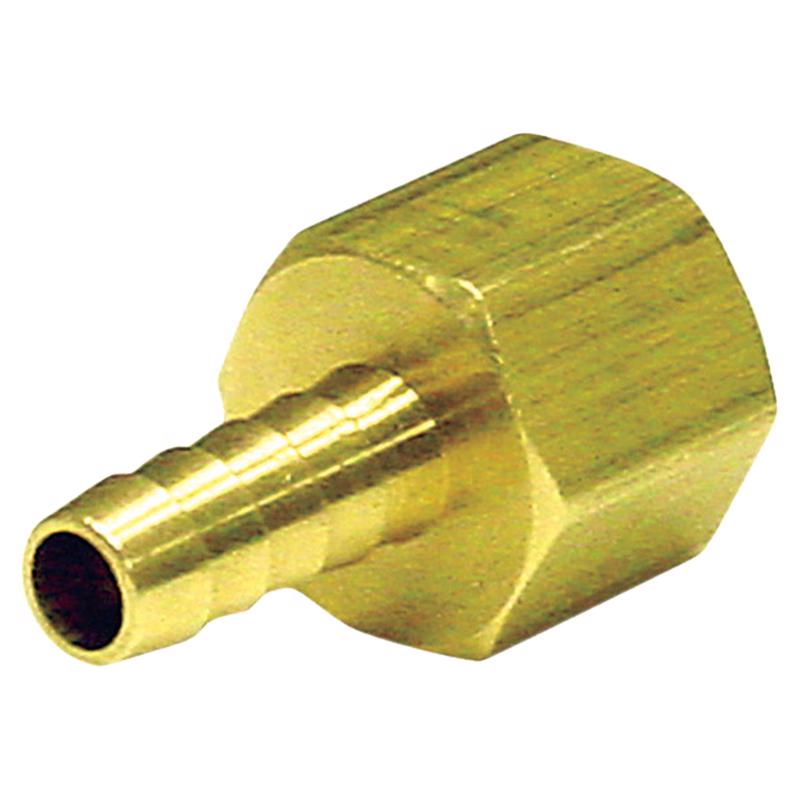 0 - Brass 3/8 in. D X 3/8 in. D Adapter 1 pk - Case of 5 [6JC126310701044]