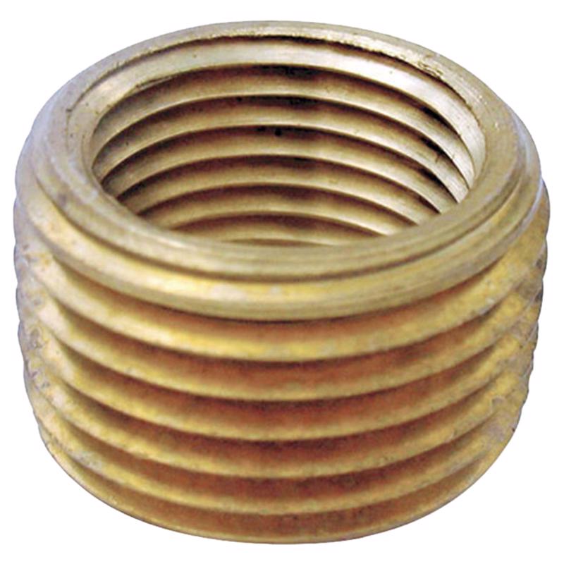 0 - 3/8 in. MPT X 1/4 in. D FPT Brass Pipe Face Bushing - Case of 5