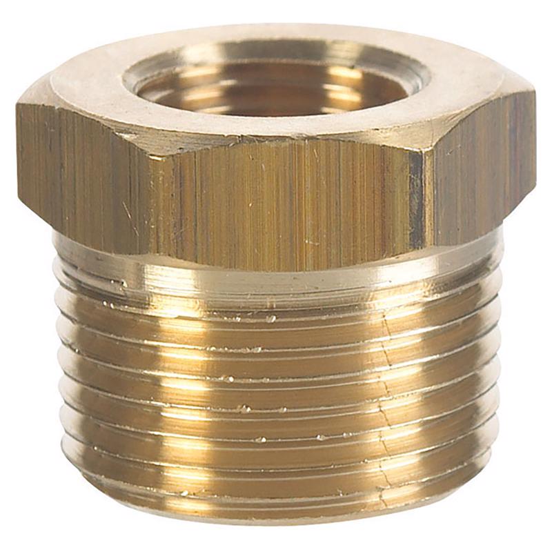 0 - 1/2 in. MPT X 1/4 in. D FPT Brass Hex Bushing - Case of 5
