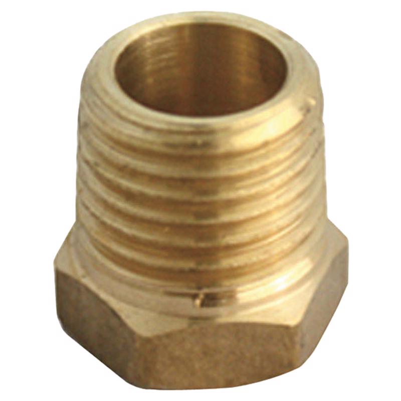 0 - 3/4 in. MPT X 1/4 in. D FPT Brass Hex Bushing - Case of 5