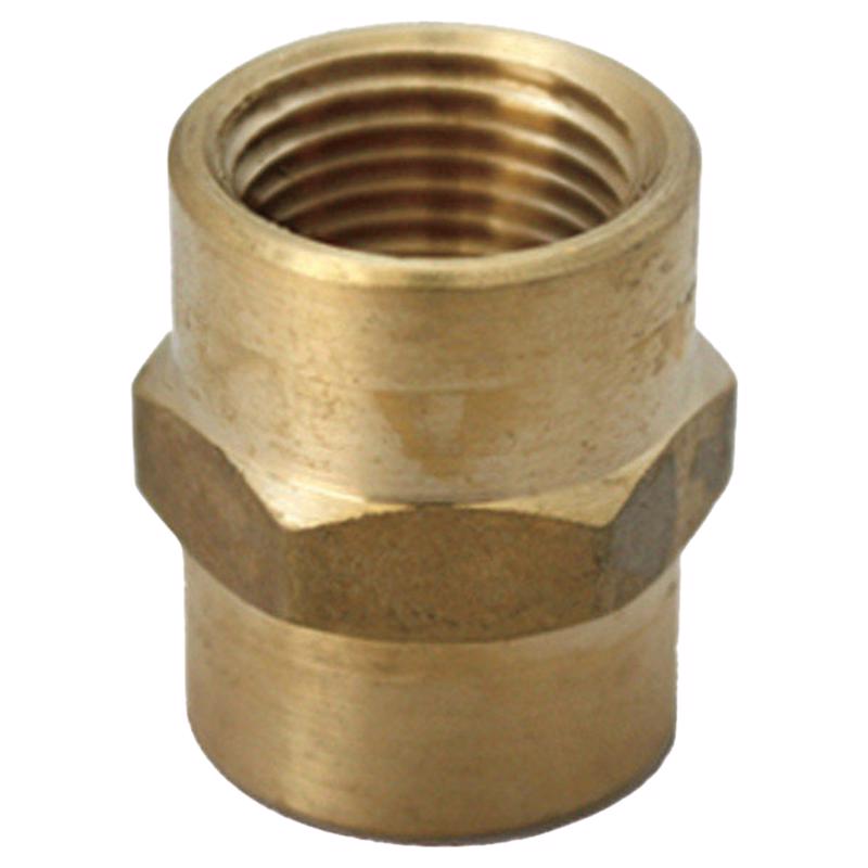 0 - 3/8 in. FPT X 1/4 in. D FPT Brass Reducing Coupling - Case of 5