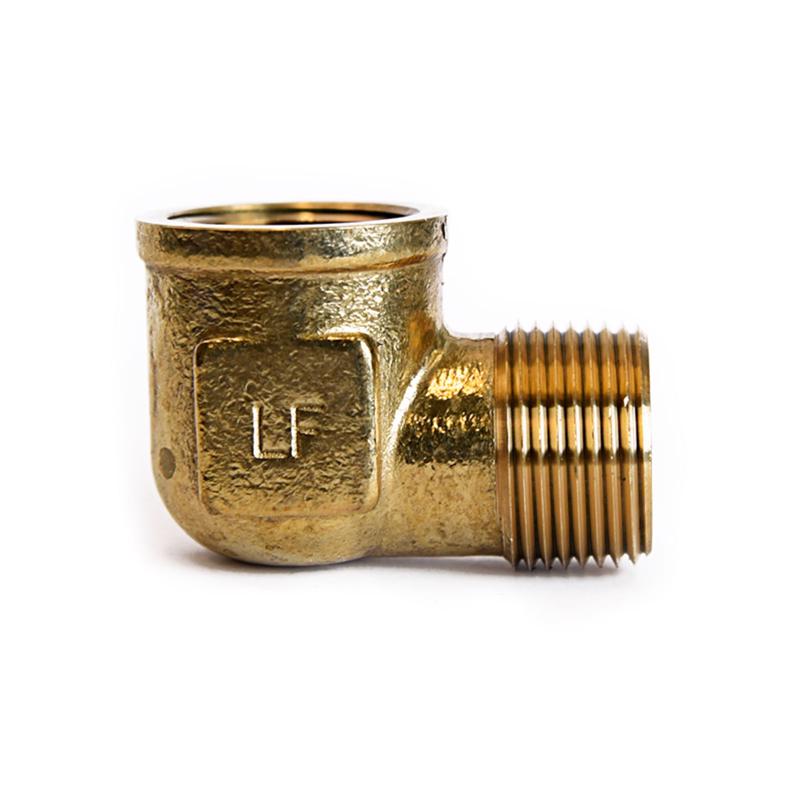ATC - ATC 3/4 in. FPT X 3/4 in. D MPT Brass 90 Degree Street Elbow - Case of 5