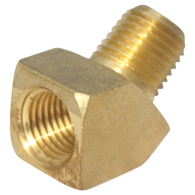 0 - 1/8 in. FPT X 1/8 in. D MPT Brass 45 Degree Street Elbow - Case of 5