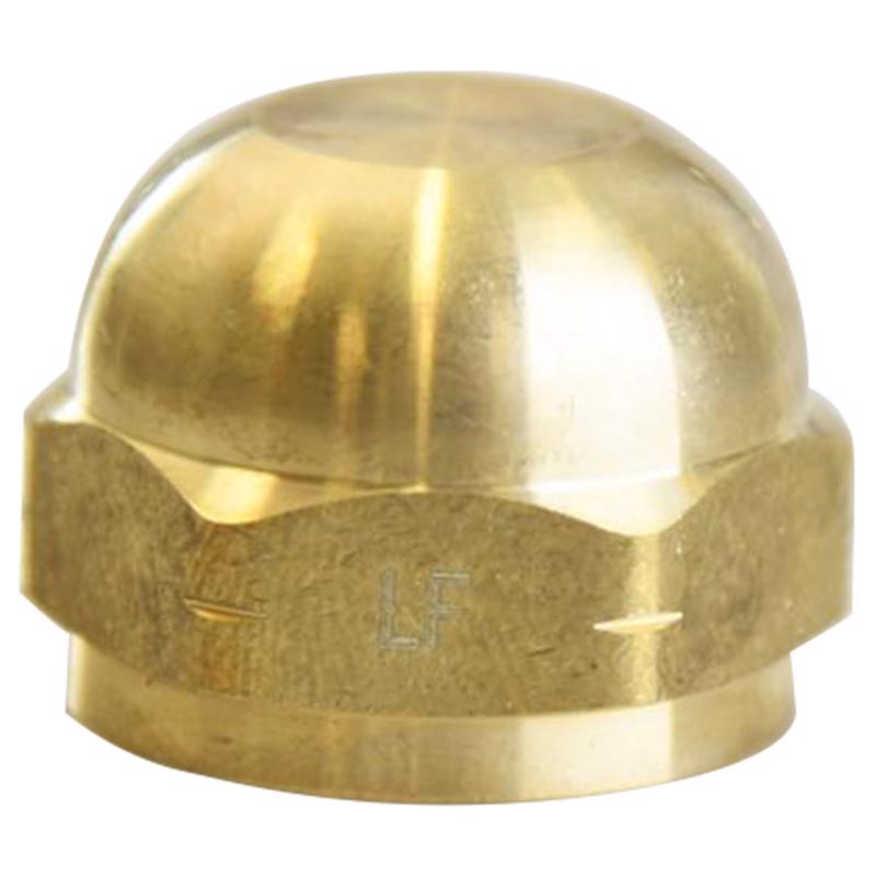 0 - 5/8 in. Flare Brass Cap - Case of 5
