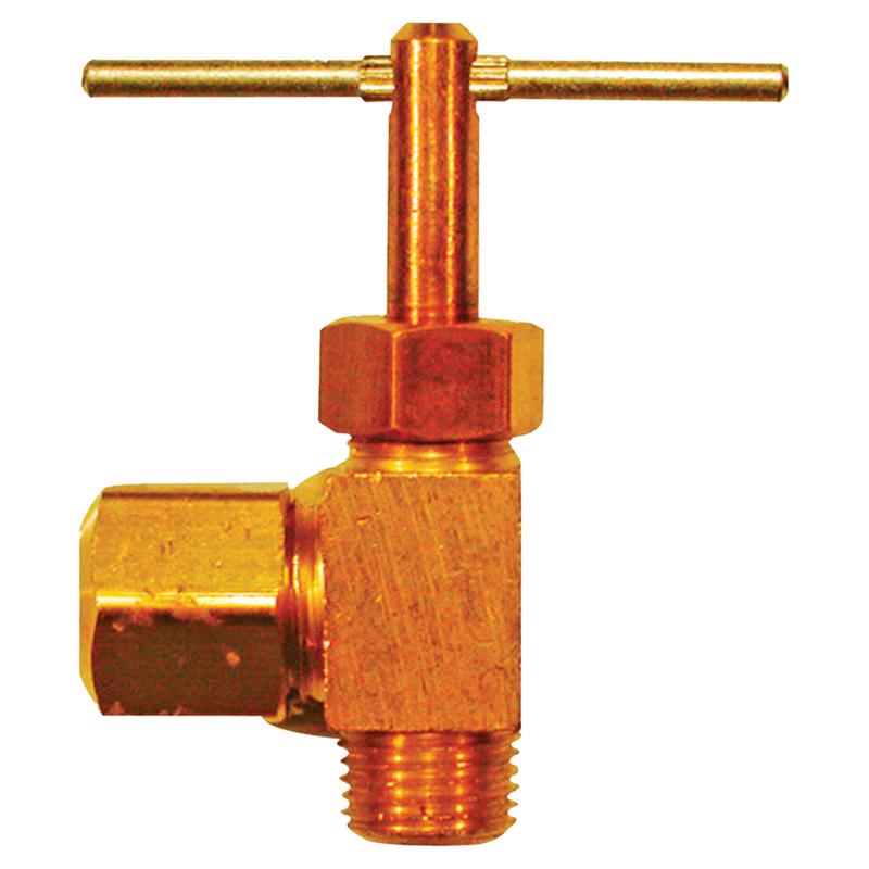 0 - 1/4 in. 1/8 in. Brass Angle Compression Valve - Case of 5