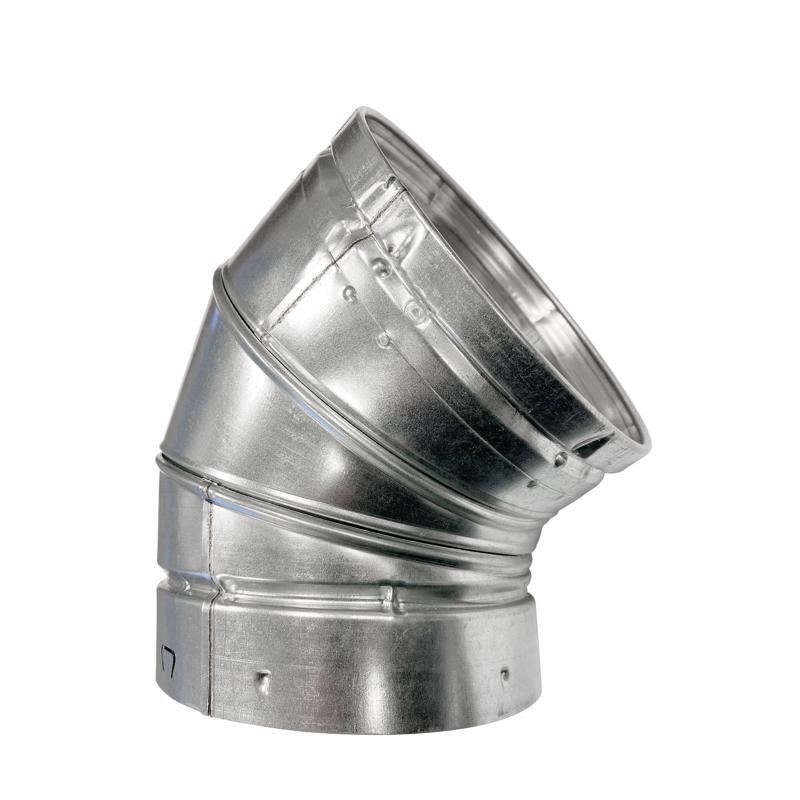 SELKIRK - Selkirk 3 in. D X 9.56 in. L Aluminum/Galvanized Steel Stove Pipe Elbow