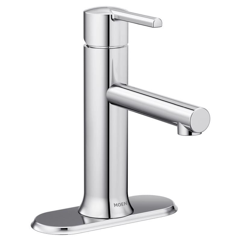 MOEN - Moen Arlys Chrome Single-Handle Bathroom Sink Faucet 4 in.