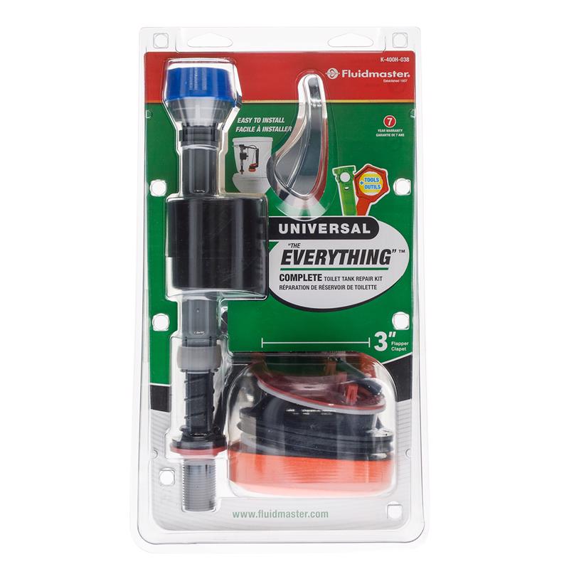 FLUIDMASTER - Fluidmaster Everything Toilet Repair Kit Multicolored Metal/Plastic For Universal