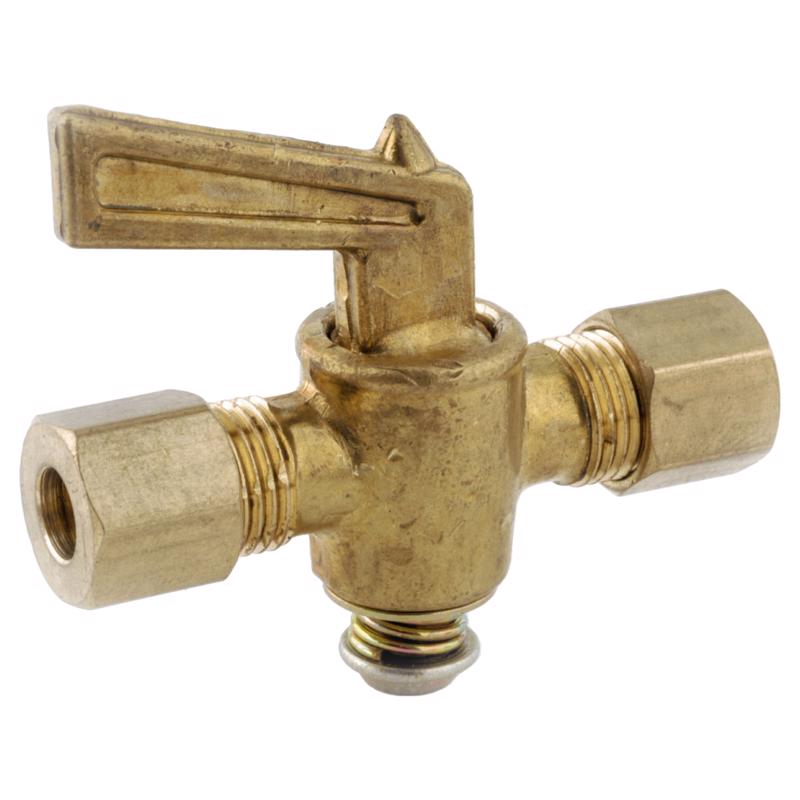 ANDERSON METALS - Anderson Metals 1/4 in. 1/4 in. Brass Valve