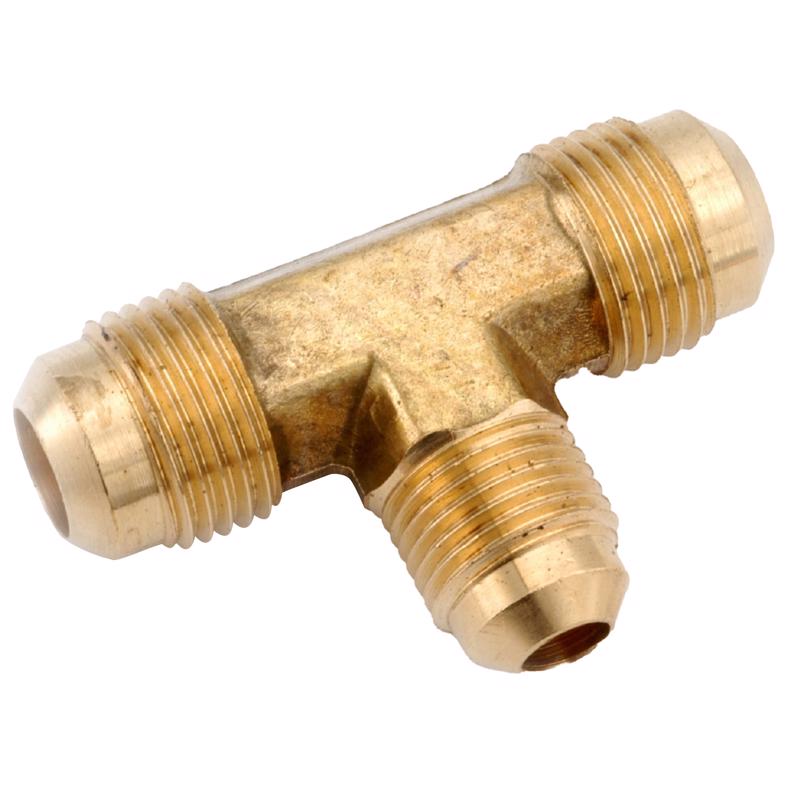 ANDERSON METALS - Anderson Metals 5/8 in. Flare in. X 5/8 in. D Flare Brass Reducing Tee [754059-101006AH]