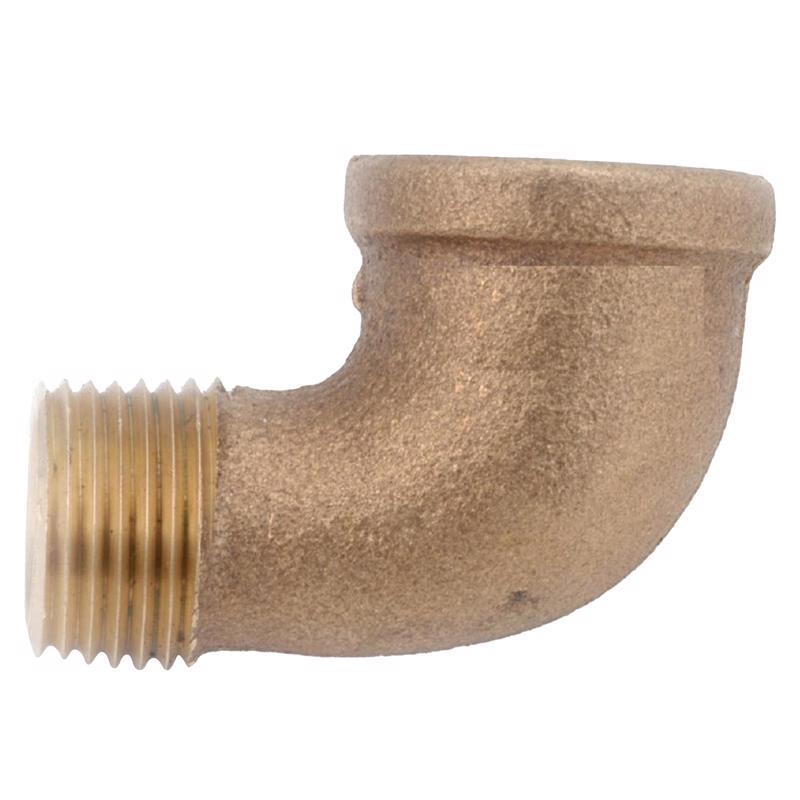ANDERSON METALS - Anderson Metals 1 in. FIP in. X 1 in. D MIP Brass 90 Degree Street Elbow