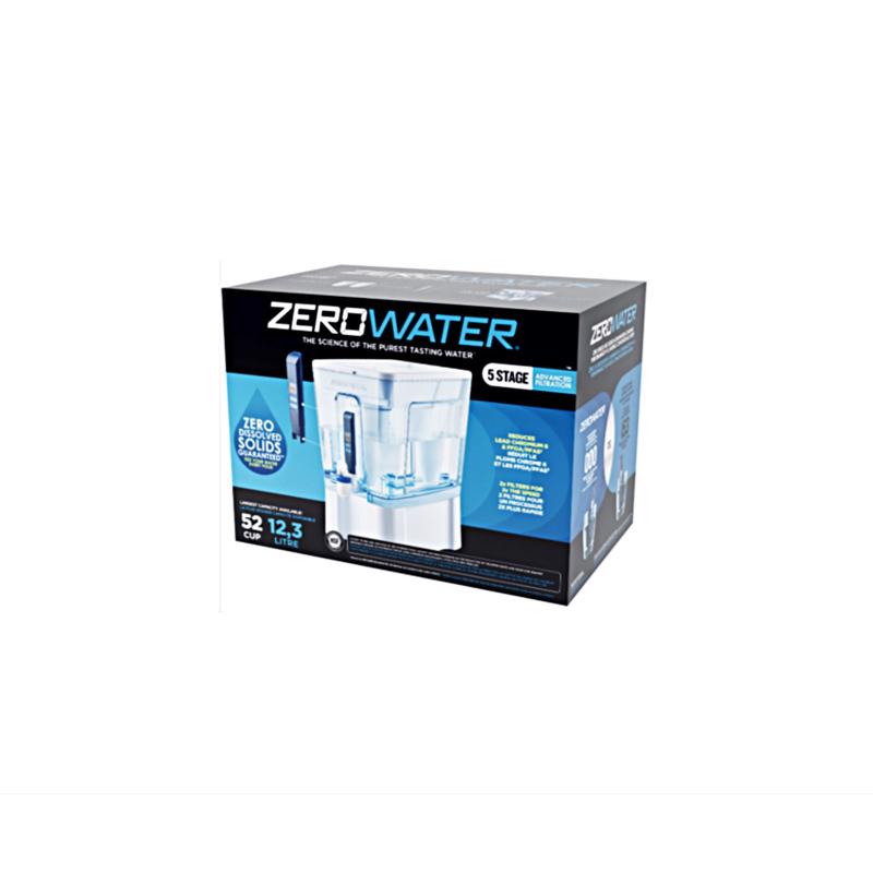 ZEROWATER - ZeroWater Ready-Read 52 cups Blue/White Water Filtration Dispenser