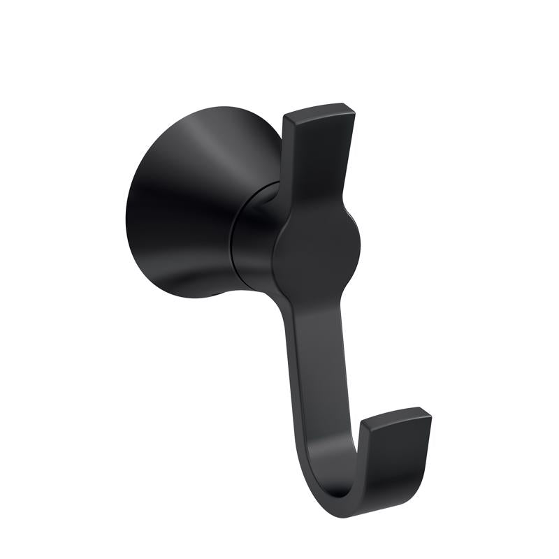 MOEN - Moen Mikah 3-3/4 in. H X 1-29/32 in. W X 3-1/4 in. L Matte Black Robe Hook