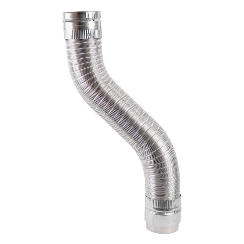 SELKIRK - Selkirk 4 in. D X 42 in. L Aluminum/Galvanized Steel Gas Vent Connector