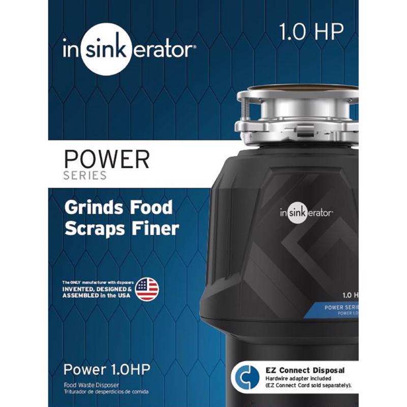 INSINKERATOR - InSinkErator Power 1 HP Continuous Feed Garbage Disposal