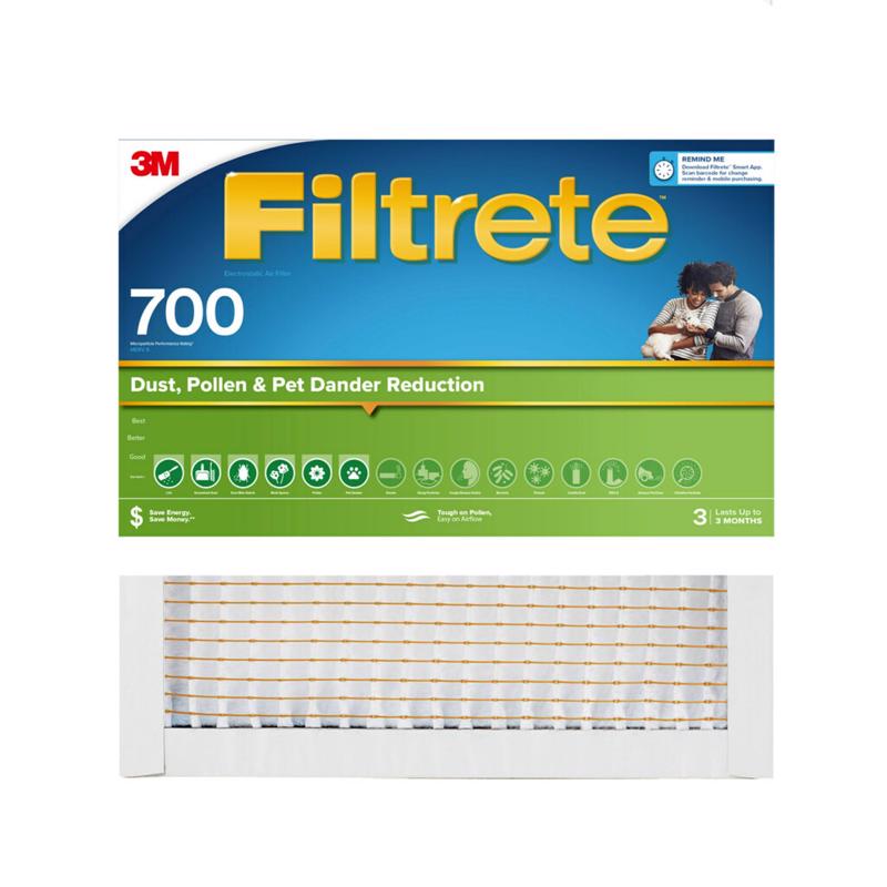 FILTRETE - Filtrete 12 in. W X 12 in. H X 1 in. D Fiberglass 8 MERV Pleated Air Filter 1 pk - Case of 4