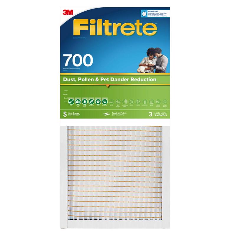 FILTRETE - Filtrete 14 in. W X 30 in. H X 1 in. D Fiberglass 8 MERV Pleated Air Filter 1 pk - Case of 4
